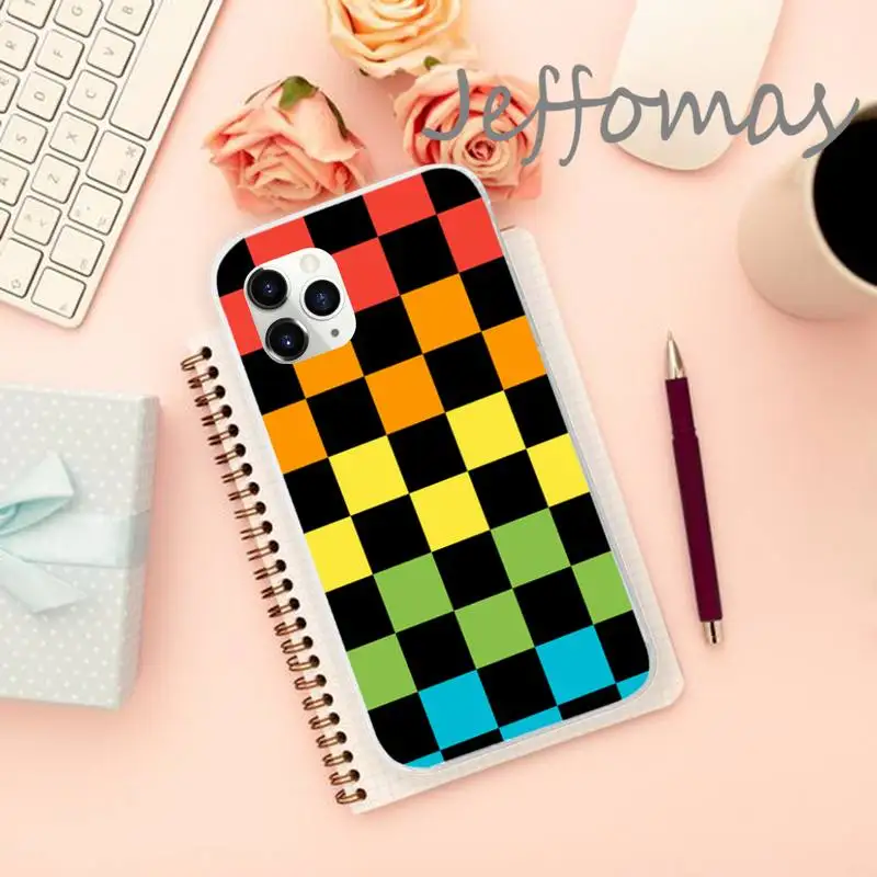 Checkerboard Checkered Phone Case Transparent for iPhone 11 12 mini pro XS MAX 8 7 6 6S Plus X 5S SE 2020 XR
Checkerboard Checkered Phone Case Transparent for iPhone 11 12 mini pro XS MAX 8 7 6 6S Plus X 5S SE 2020 XR