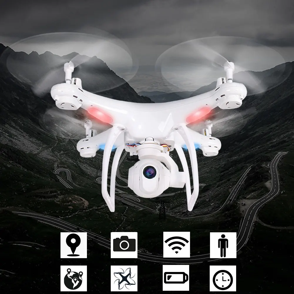 Wide Angle GPS Transmission HD Live RC Quadcopter Follow WIFI Drone Headless Mode High Fixd Camera Helicopter
Wide Angle GPS Transmission HD Live RC Quadcopter Follow WIFI Drone Headless Mode High Fixd Camera Helicopter