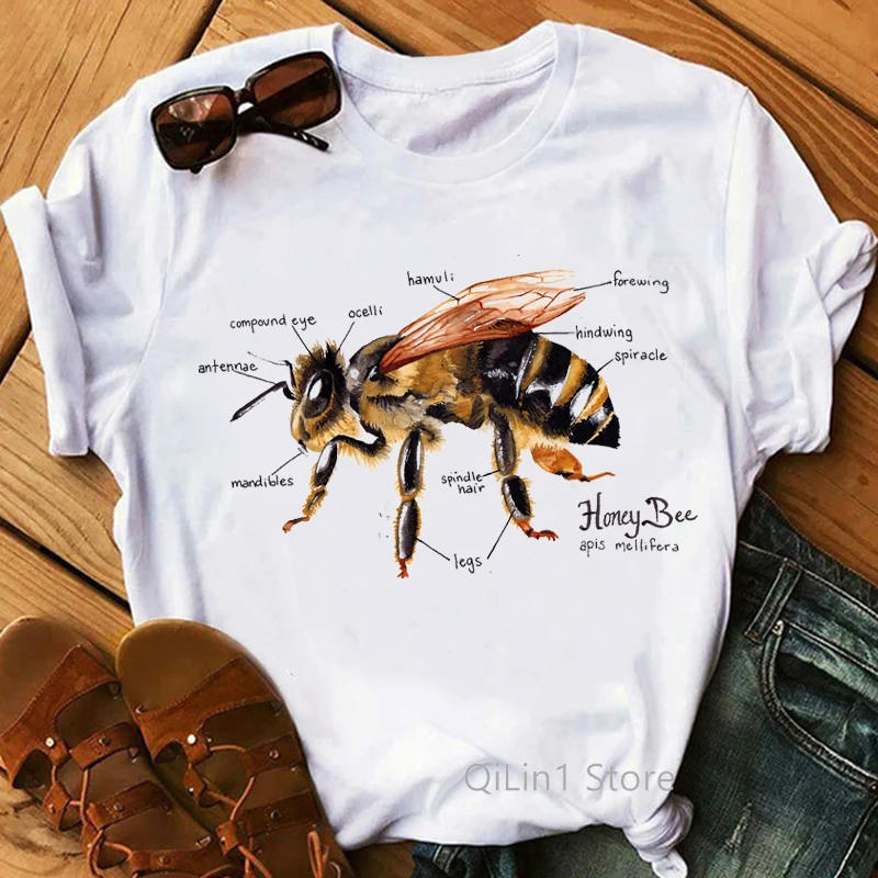 Funny Let It Bee Graphic Print T-Shirt Women'S Clothing 2021 Cool Tshirt Femme Harajuku Kawaii Clothes Summer T Shirt
Funny Let It Bee Graphic Print T-Shirt Women'S Clothing 2021 Cool Tshirt Femme Harajuku Kawaii Clothes Summer T Shirt