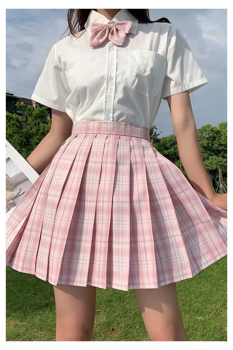 Japanese School JK Uniform Pleated Plaid Skirts Summer High Waist Korea Harajuku Cute Sexy Mini A-line Skirts Cosplay Send Tie
Japanese School JK Uniform Pleated Plaid Skirts Summer High Waist Korea Harajuku Cute Sexy Mini A-line Skirts Cosplay Send Tie