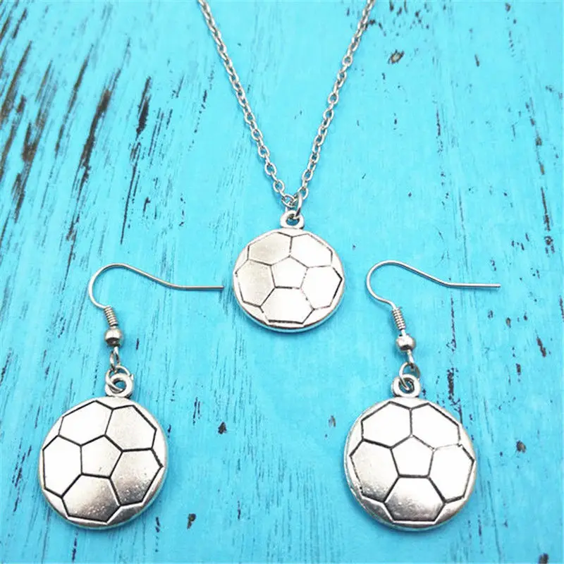 Soccer Sport Vintage Earring Necklace Sets Jewelry Set Antique,Fashion Women Christmas Birthday Girl Gifts
Soccer Sport Vintage Earring Necklace Sets Jewelry Set Antique,Fashion Women Christmas Birthday Girl Gifts