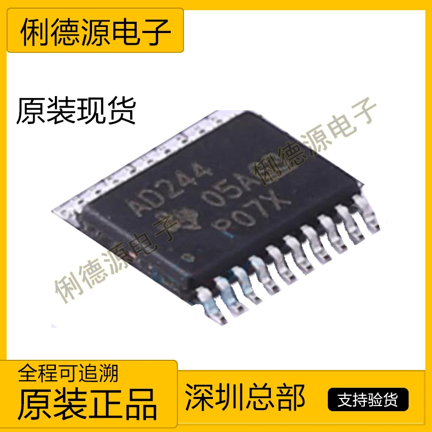 10pcs SN74ACT244PWR TSSOP-20 TI Buffer/Driver IC Output 24mA Power Supply Voltage 4.5V ~ 5.5V
10pcs SN74ACT244PWR TSSOP-20 TI Buffer/Driver IC Output 24mA Power Supply Voltage 4.5V ~ 5.5V