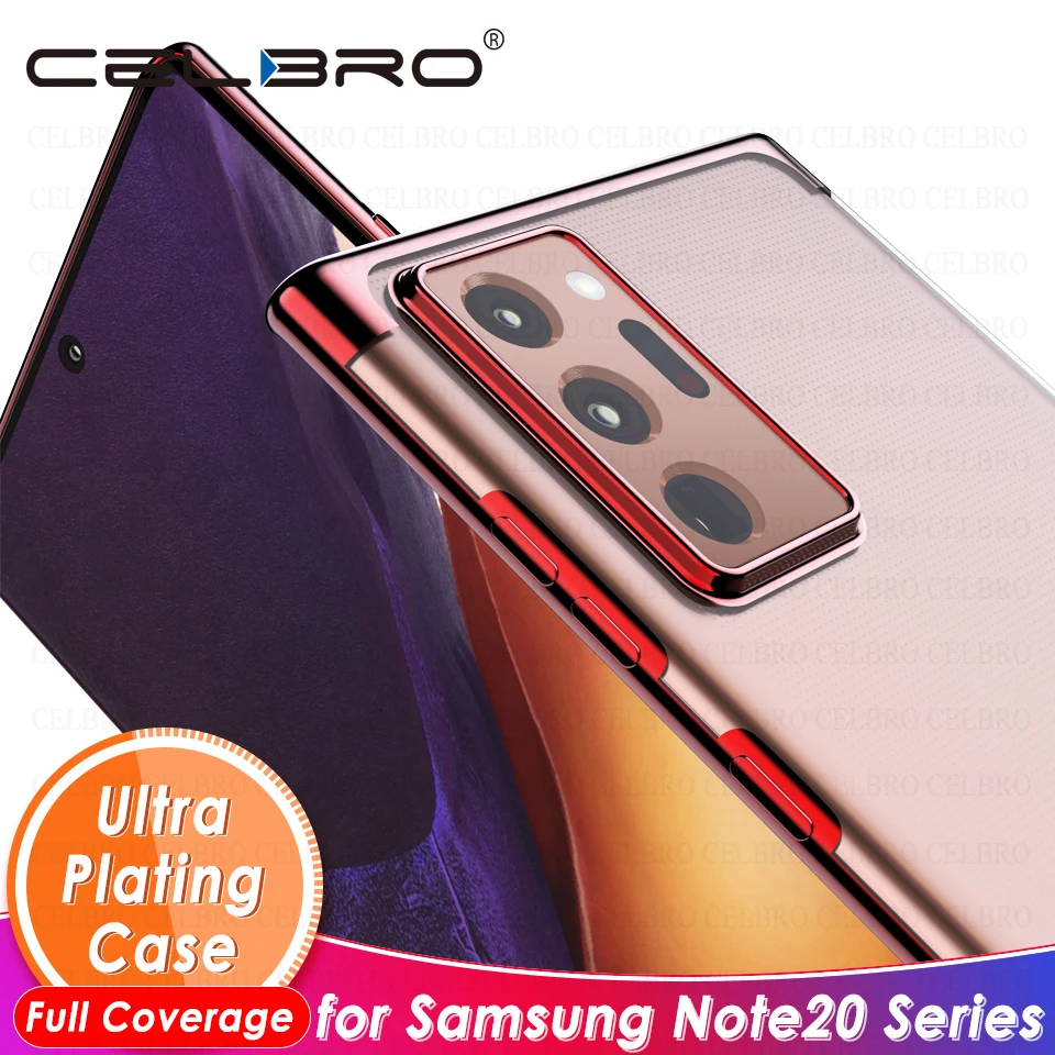 Защитный чехол для Samsung Galaxy Note 20 S20 Ultra 10 S10 Plus силиконовый с покрытием телефона