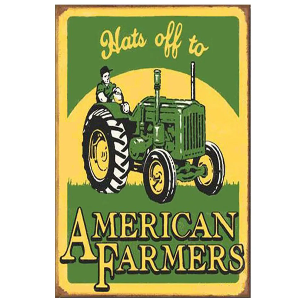 Retro Green Tractor Farm Metal Tin Sign Plate Farm Bar Pub Wall Art Decoration Shabby Vintage Metal Plaque Home Decor Poster
Retro Green Tractor Farm Metal Tin Sign Plate Farm Bar Pub Wall Art Decoration Shabby Vintage Metal Plaque Home Decor Poster