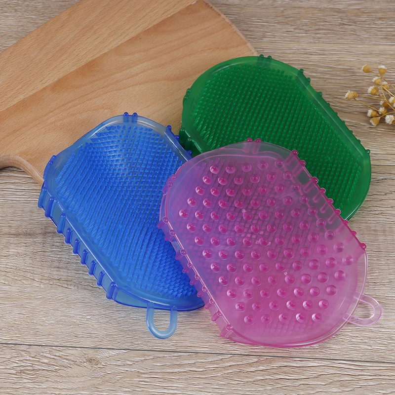 1pcs High Quality Silicone Massage Scrub Gloves For Peeling Body Bath Brush Exfoliating Gloves
1pcs High Quality Silicone Massage Scrub Gloves For Peeling Body Bath Brush Exfoliating Gloves
