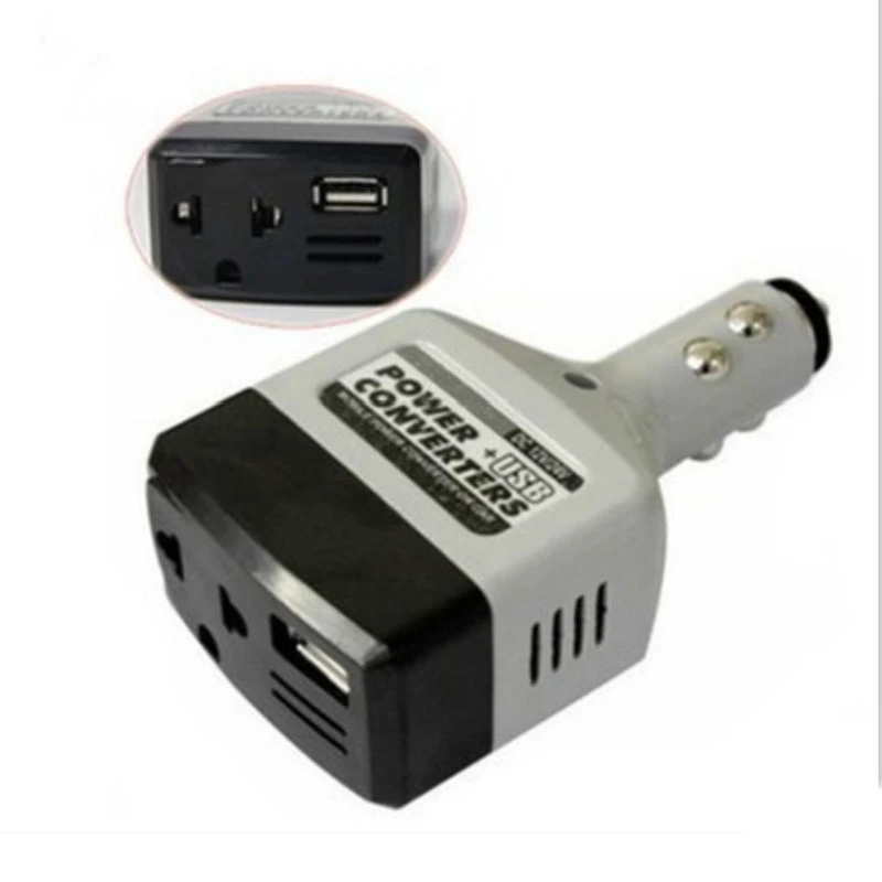 Универсальный автомобильный инвертор DC 12 В/24 В AC 220 В с USB-портом для зарядки
Универсальный автомобильный инвертор DC 12 В/24 В AC 220 В с USB-портом для зарядки