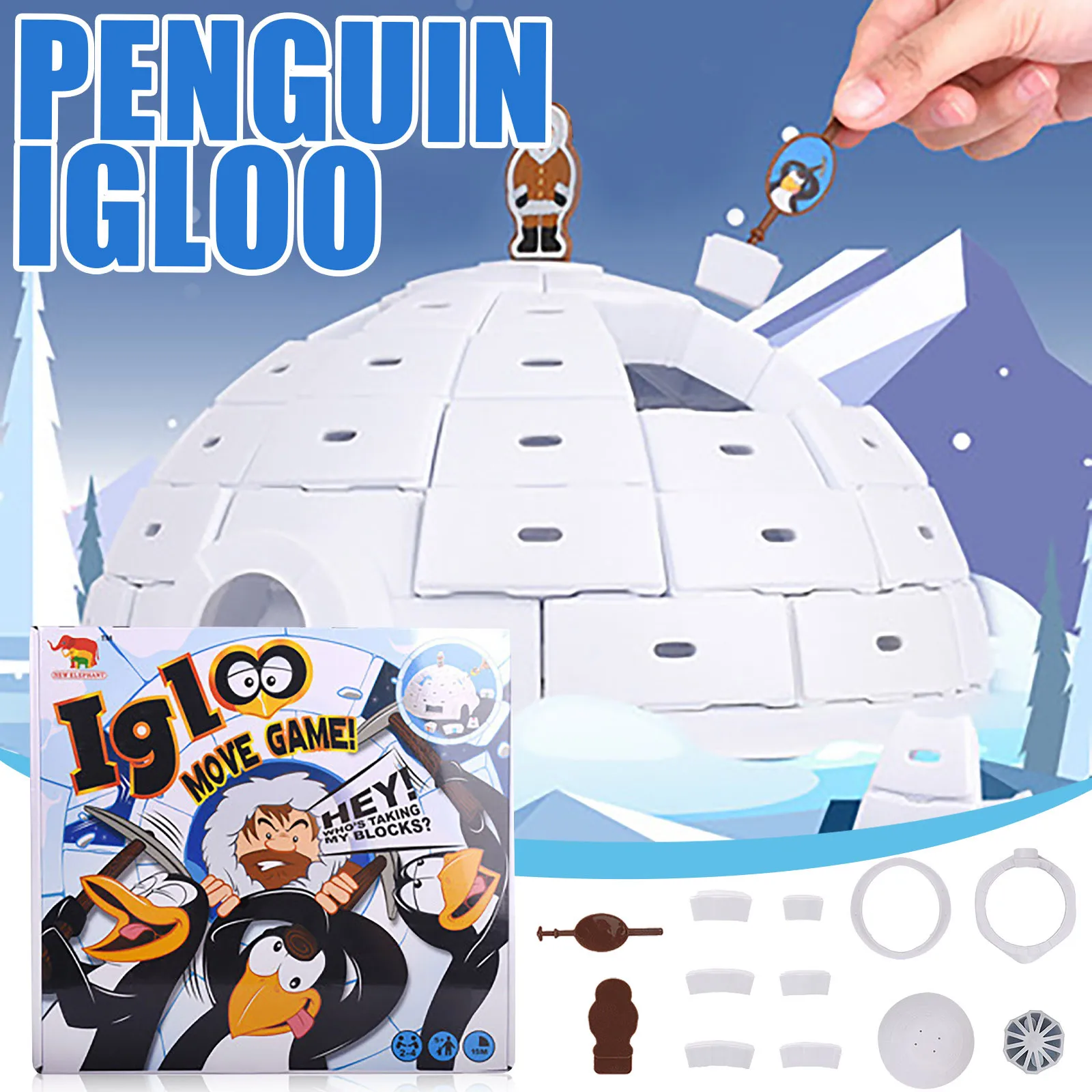 Penguin Ice Dome Toy Building Block Set Children's Indoor Toys Puzzle Parent-Child Interactive Fun Game Puzzle Development Gifts
Penguin Ice Dome Toy Building Block Set Children's Indoor Toys Puzzle Parent-Child Interactive Fun Game Puzzle Development Gifts