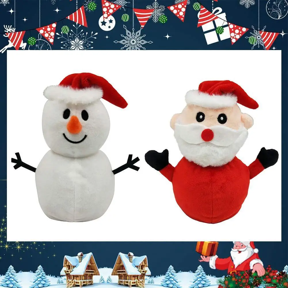 

Year Christmas Santa Claus Soft Toy Double-Sided Plush Toy Flip Birthday Gift Reversible Chirdren Kid