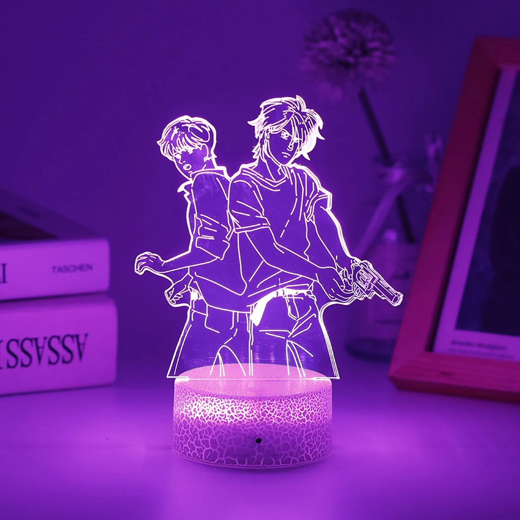 Anime Attack on Titan Night Light Banana Fish Figure Table Lamp For Room Party Decor Kid Birthday Gift Zero Two My Hero Academia
Anime Attack on Titan Night Light Banana Fish Figure Table Lamp For Room Party Decor Kid Birthday Gift Zero Two My Hero Academia