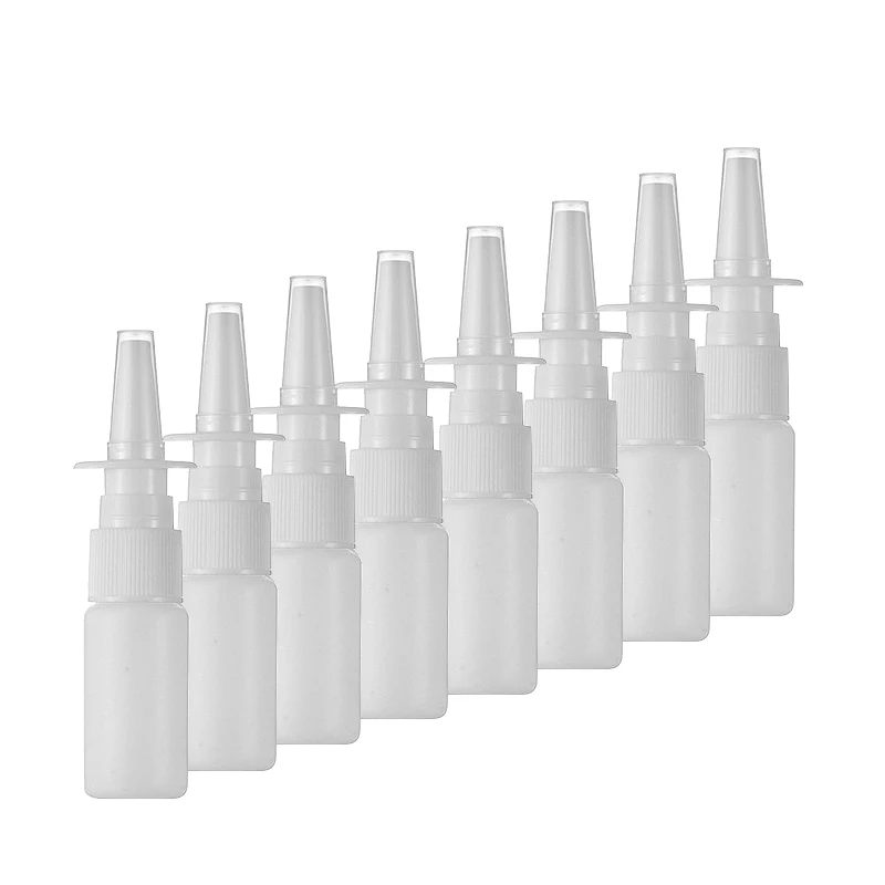 50pcs 15ml PET white plastic nasal spray bottle Oral spray bottles container nasal pump bottles packaging 
50pcs 15ml PET white plastic nasal spray bottle Oral spray bottles container nasal pump bottles packaging