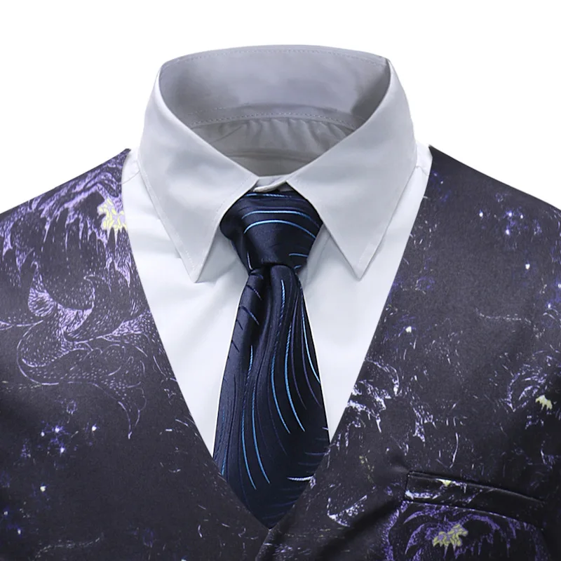 Free shipping autumn and winter new type 3D printed single-breasted V-neck men's wedding suit vest MJ102
Free shipping autumn and winter new type 3D printed single-breasted V-neck men's wedding suit vest MJ102