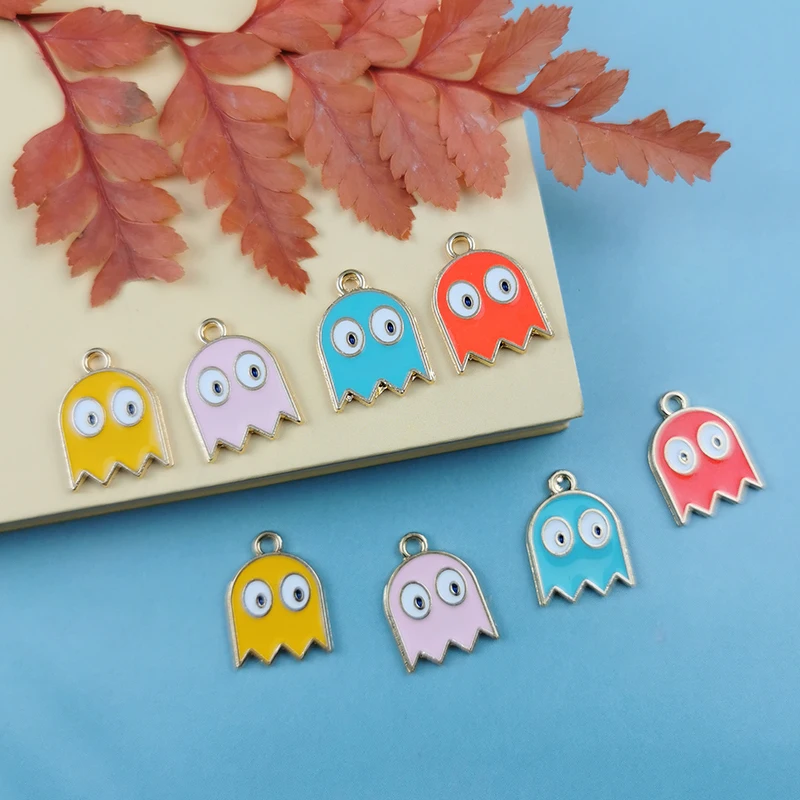 JeQue 10pcs/lot Enamel Cartoon Halloween Ghost Charms DIY Jewelry Making Fashion Earring Necklace Bracelet Pendants Accessories
JeQue 10pcs/lot Enamel Cartoon Halloween Ghost Charms DIY Jewelry Making Fashion Earring Necklace Bracelet Pendants Accessories