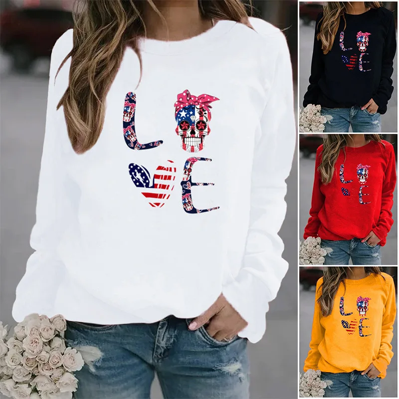 Love Skull Printed Hoodies Women Fleece Long Sleeve O Neck Loose Sweatshirt Girls Women Hoodie Pullovers Winter Autumn
Love Skull Printed Hoodies Women Fleece Long Sleeve O Neck Loose Sweatshirt Girls Women Hoodie Pullovers Winter Autumn