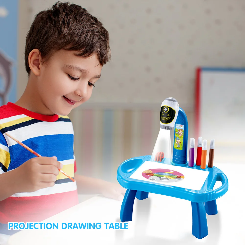 Children Led Projector Art Drawing Table Toys Kids Painting Board Desk Arts Crafts Educational Learning Paint Tools Toy for Girl
Children Led Projector Art Drawing Table Toys Kids Painting Board Desk Arts Crafts Educational Learning Paint Tools Toy for Girl