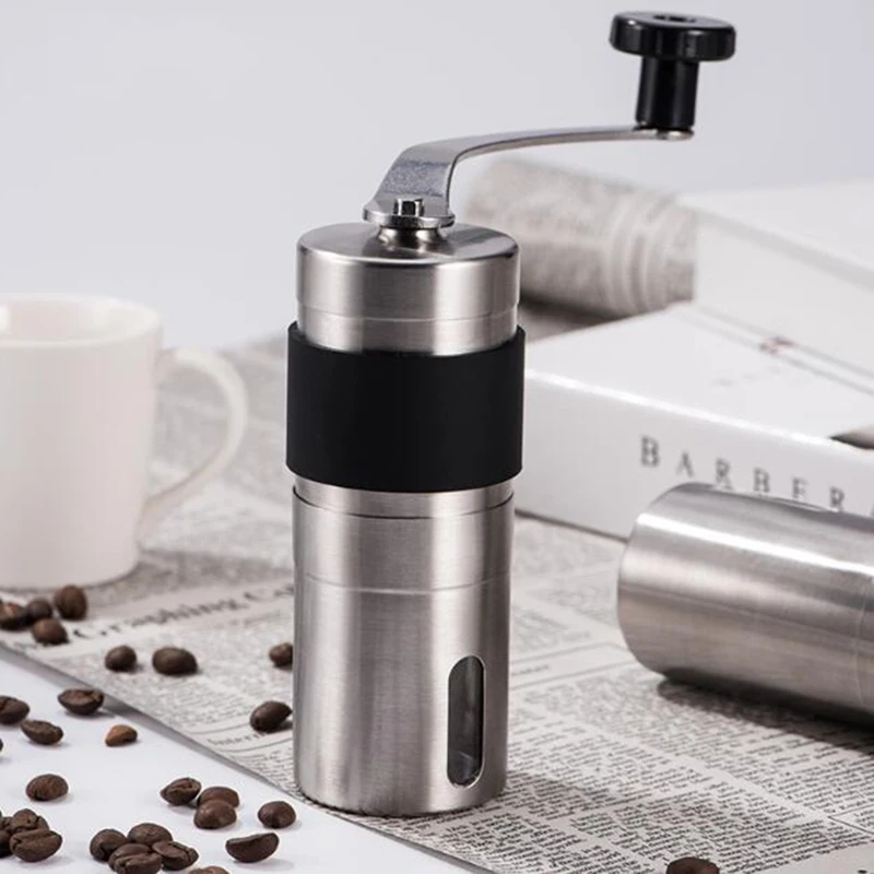 Silver Coffee Grinder Mini Stainless Steel Hand Manual Handmade Coffee Bean Burr Grinders Mill Kitchen Tool Grinders
Silver Coffee Grinder Mini Stainless Steel Hand Manual Handmade Coffee Bean Burr Grinders Mill Kitchen Tool Grinders