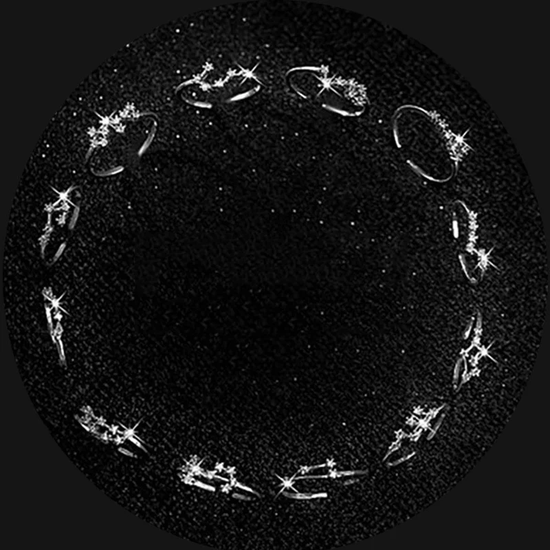 Fashionable all-match twelve constellation women's rings Simple Zircon Silver Plated Opening Adjustable Ring Jewelry wholesale
Fashionable all-match twelve constellation women's rings Simple Zircon Silver Plated Opening Adjustable Ring Jewelry wholesale