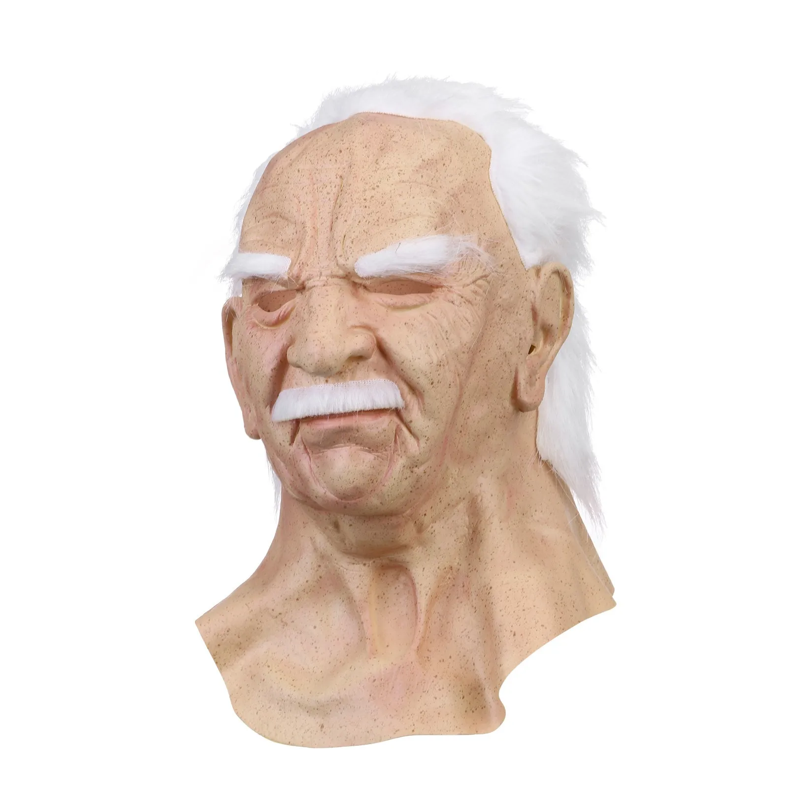 Another Me-The Elder Halloween Holiday Funny Masks Supersoft Old Man Latex Mask Creepy Party Decoration Face Cover Reusable 
Another Me-The Elder Halloween Holiday Funny Masks Supersoft Old Man Latex Mask Creepy Party Decoration Face Cover Reusable