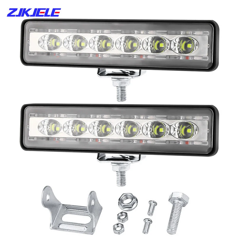 18W Flood Spot LED Work Light Off Road Bright Alarm Lamp Fog Driving Warning Lightbar Accessories for Car Truck Vehicle Tractor
18W Flood Spot LED Work Light Off Road Bright Alarm Lamp Fog Driving Warning Lightbar Accessories for Car Truck Vehicle Tractor