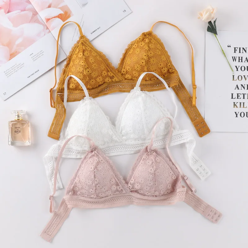French Lace bralette Push Up bra Women Sexy Lingerie backless brassiere Wireless Thin Underwear bras For Women Wirefree bra
French Lace bralette Push Up bra Women Sexy Lingerie backless brassiere Wireless Thin Underwear bras For Women Wirefree bra