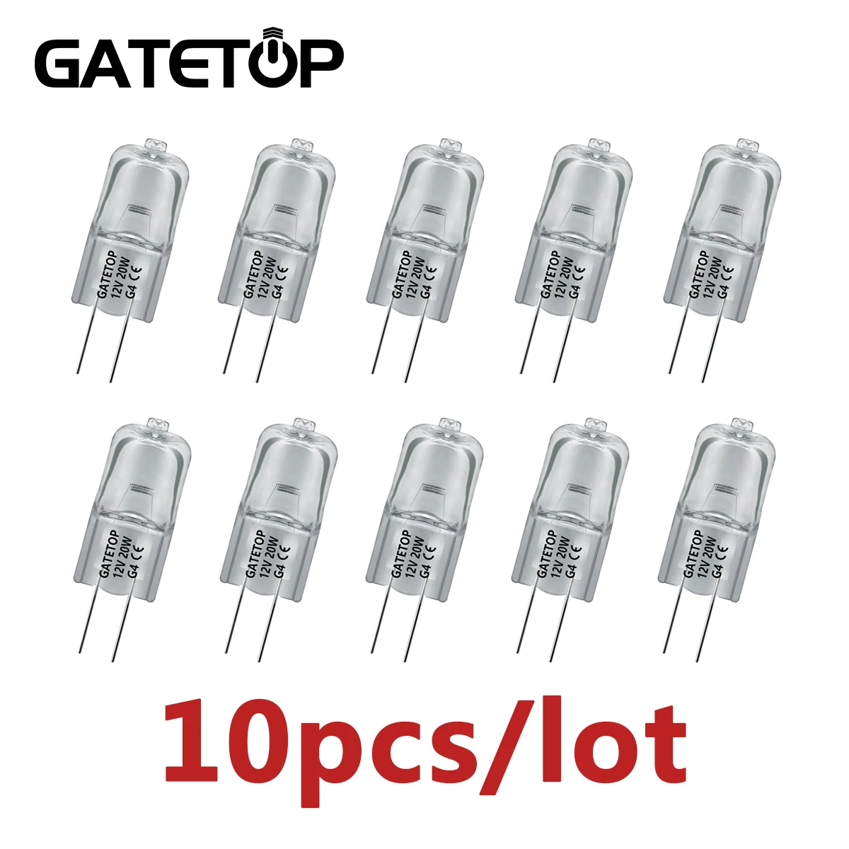 10pcs/Lot Hot Size Halogen Lamp G4 12V 20W Bulb for Interior Decoration Crystal Chandelier Lamp Source Replacement
10pcs/Lot Hot Size Halogen Lamp G4 12V 20W Bulb for Interior Decoration Crystal Chandelier Lamp Source Replacement