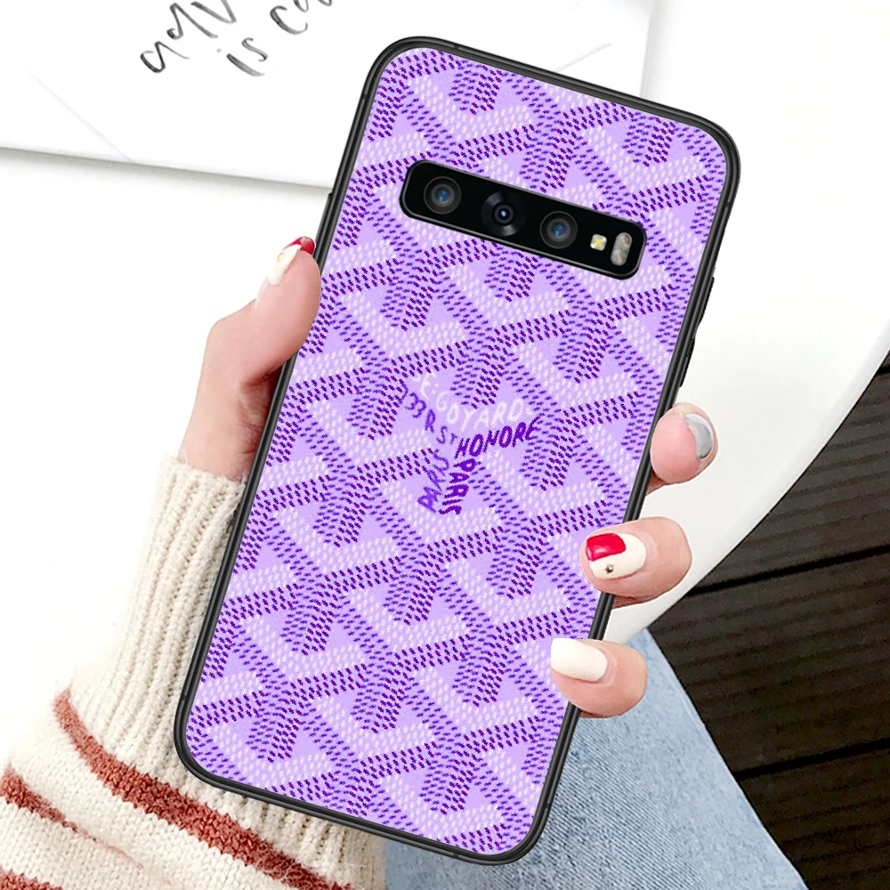 Luxury Goyarde Fashion Phone Case For Samsung Galaxy Note S 8 9 10 20 Plus E Lite Uitra black Prime Trend Coque Pretty Cell
Luxury Goyarde Fashion Phone Case For Samsung Galaxy Note S 8 9 10 20 Plus E Lite Uitra black Prime Trend Coque Pretty Cell
