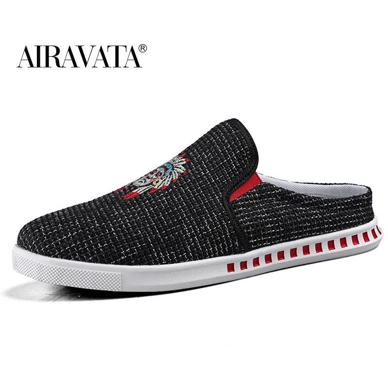 Airavata Men's Summer Slip On Casual Sneakers Shoes Half Slippers Casual Flat Portable Lazy Four Seasons Lightweight Shoes
Airavata Men's Summer Slip On Casual Sneakers Shoes Half Slippers Casual Flat Portable Lazy Four Seasons Lightweight Shoes