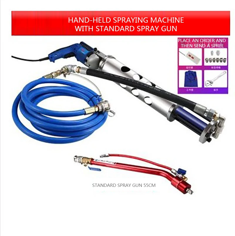 220V/1500W Multifunctional High Pressure Waterproof Spraying Machine Putty Mortar Machine External Wall Real Stone Paint Gun
220V/1500W Multifunctional High Pressure Waterproof Spraying Machine Putty Mortar Machine External Wall Real Stone Paint Gun