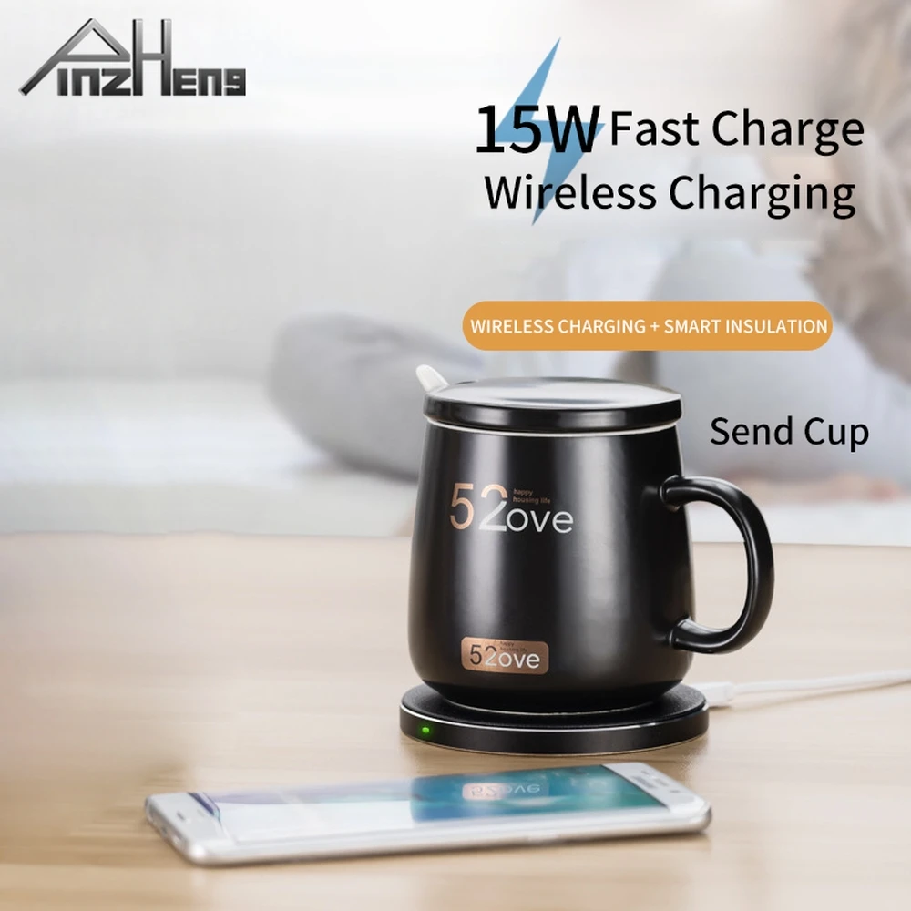 PINZHENG Wireless Charger For iPhone Xiaomi Huawei Water Cup Charger Wireless Charging 15W Compatible With Qi Adsorption
PINZHENG Wireless Charger For iPhone Xiaomi Huawei Water Cup Charger Wireless Charging 15W Compatible With Qi Adsorption