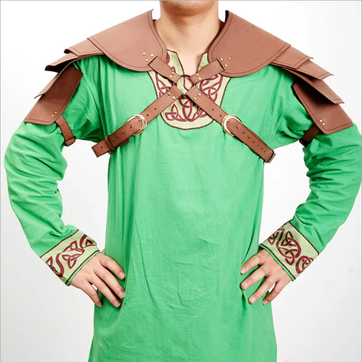 Medieval Renaissance Punk Pauldrons Men Warrior Gladiator Battle Cosplay Wear Vintage Rivet Buckle Straps Shoulder Armor DWY3683
Medieval Renaissance Punk Pauldrons Men Warrior Gladiator Battle Cosplay Wear Vintage Rivet Buckle Straps Shoulder Armor DWY3683
