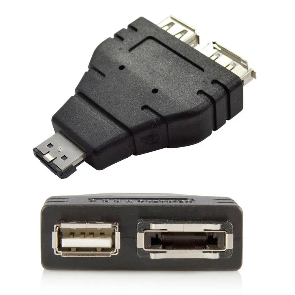 Power eSATA to eSATA USB Combo Splitter Converter Adapter Connector Dual Port Computer Office Supplies
Power eSATA to eSATA USB Combo Splitter Converter Adapter Connector Dual Port Computer Office Supplies