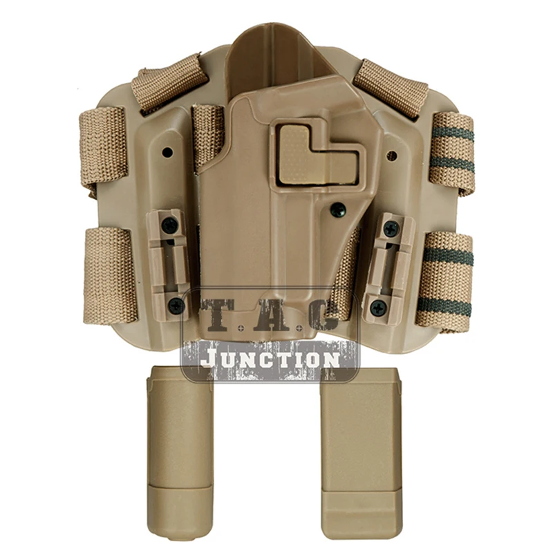 Tactical CQC Serpa Left Hand Drop Leg Thigh Quick Draw Pistol Holster w/ Magazine & Flashlight Pouch For Sig Sauer P226 P229
Tactical CQC Serpa Left Hand Drop Leg Thigh Quick Draw Pistol Holster w/ Magazine & Flashlight Pouch For Sig Sauer P226 P229