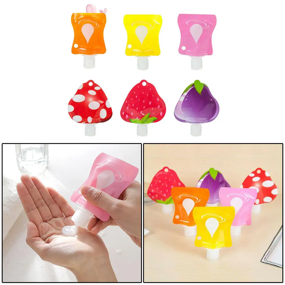 5 Pcs Travel Squeeze Bottles Fruit Shape Travel Accessories Storage For Emulsion Easy To Carry Lovely Wrap
5 Pcs Travel Squeeze Bottles Fruit Shape Travel Accessories Storage For Emulsion Easy To Carry Lovely Wrap