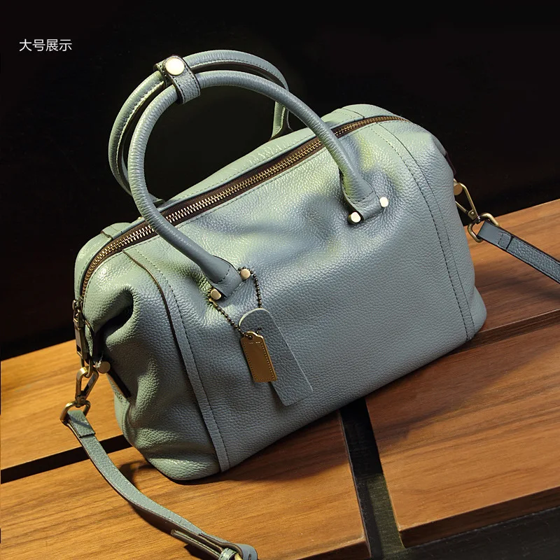 2020 Genuine Leather Boston Large Capacity Bag Ladies Handbag Slung Shoulder Bag Pillow Bag Designer Bags Luxury
2020 Genuine Leather Boston Large Capacity Bag Ladies Handbag Slung Shoulder Bag Pillow Bag Designer Bags Luxury