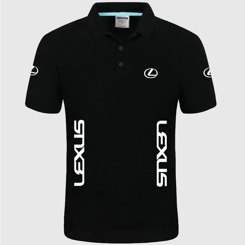 Новинка, рубашки унисекс, летние высококачественные брендовые поло с логотипом Lexus, рубашка с коротким рукавом, модная повседневная Однотон... 
Новинка, рубашки унисекс, летние высококачественные брендовые поло с логотипом Lexus, рубашка с коротким рукавом, модная повседневная Однотон...
