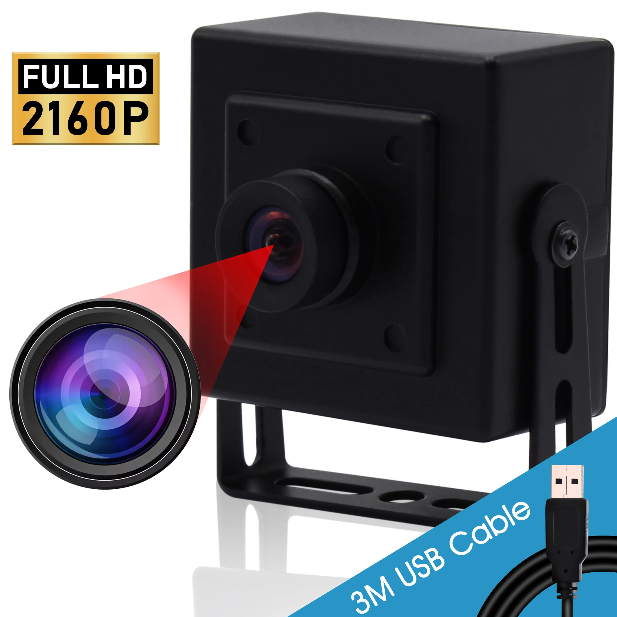 4K USB Webcam Wide angle 110 degree No Distortion High Speed MJPEG 30fps Sony IMX415 Machine Vision USB Webcam Camera for Scan
4K USB Webcam Wide angle 110 degree No Distortion High Speed MJPEG 30fps Sony IMX415 Machine Vision USB Webcam Camera for Scan