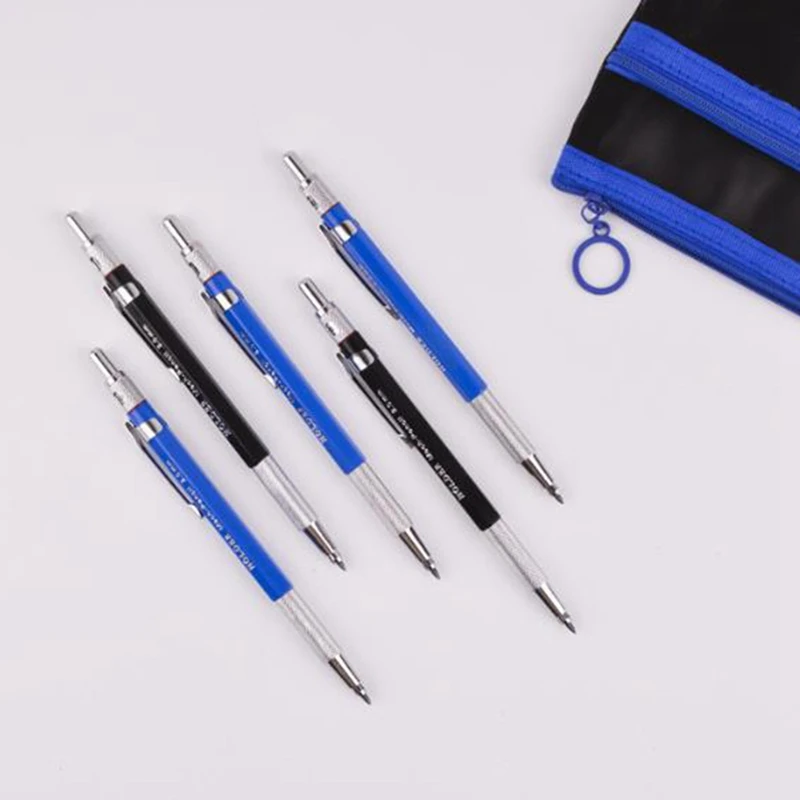1Pcs Student Plastic And Metal Lead Holder Mechanical Draft Pencil Drawing 2.0mm Lead Holder Mechanical Pencil HB refill Black
1Pcs Student Plastic And Metal Lead Holder Mechanical Draft Pencil Drawing 2.0mm Lead Holder Mechanical Pencil HB refill Black