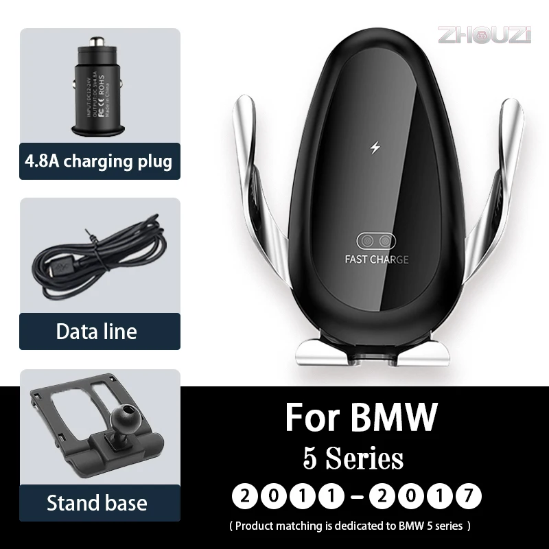 Car Wireless Charger Car Mobile Phone Holder Mounts Gps Stand Bracket For BMW 5 Series 525i 530i 540i F10 F11 F18 2011-2017
Car Wireless Charger Car Mobile Phone Holder Mounts Gps Stand Bracket For BMW 5 Series 525i 530i 540i F10 F11 F18 2011-2017