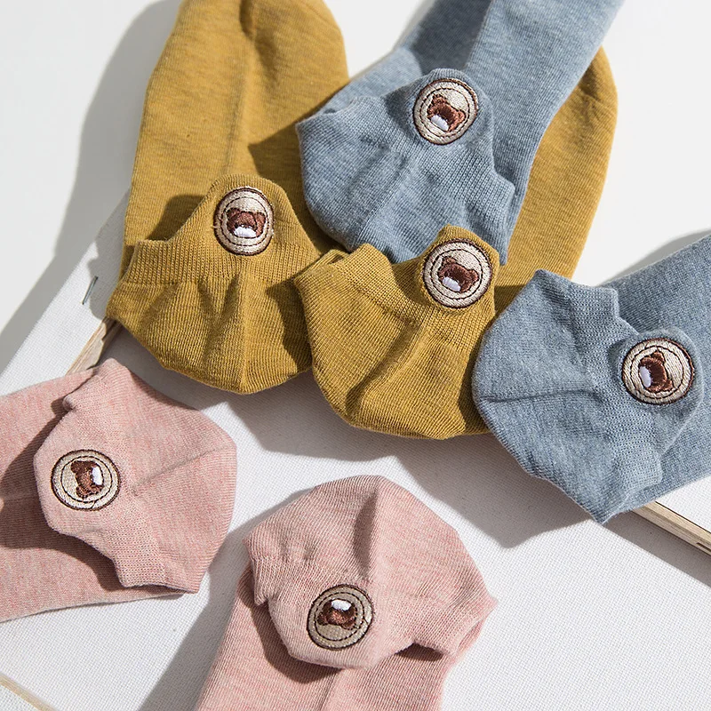 4 Pairs Lot Spring New Harajuku Women Cotton Ankle Socks Cartoon Bear Embroidery Socks Cute Kawaii Candy Color Set Socks Women
4 Pairs Lot Spring New Harajuku Women Cotton Ankle Socks Cartoon Bear Embroidery Socks Cute Kawaii Candy Color Set Socks Women