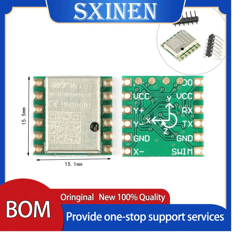 WT31N 3-axis Accelerometer Angle and Attitude Sensor Module Serial LIS3DH Time Acceleration Angle Measuring 3.3V-5V
WT31N 3-axis Accelerometer Angle and Attitude Sensor Module Serial LIS3DH Time Acceleration Angle Measuring 3.3V-5V