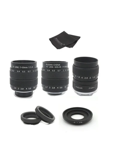 3in1 CCTV 25mm f1.4 Lens / 35mm f1.7 Lens/ 50mm f1.4 Lens Mount Ring Kit for SONY E Mount A6500 A6300 A6000 NEX Series Camera
3in1 CCTV 25mm f1.4 Lens / 35mm f1.7 Lens/ 50mm f1.4 Lens Mount Ring Kit for SONY E Mount A6500 A6300 A6000 NEX Series Camera