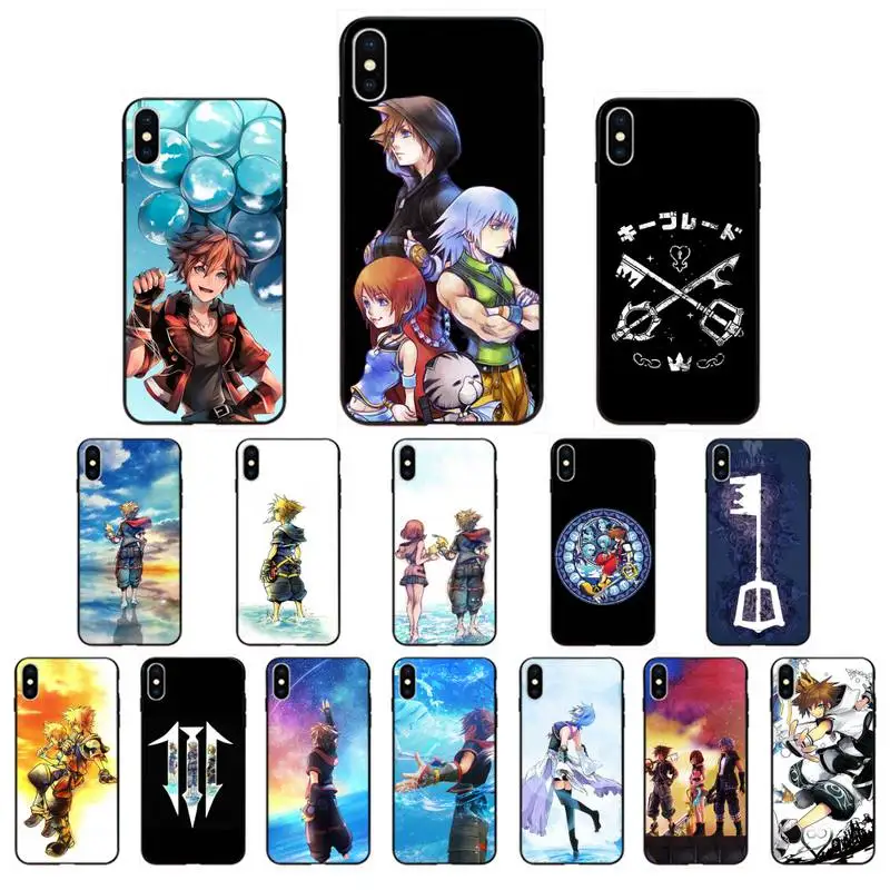 

FHNBLJ game Kingdom Hearts DIY soft Phone Case for iphone 11 12 Mini Pro Max X XS MAX 6 6s 7 8 Plus 5 5S 5SE XR SE2020