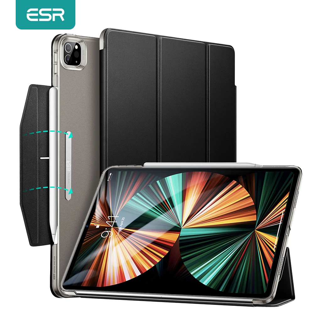 ESR Case for iPad Pro 11 2021 Trifold Smart Case for iPad Pro 12.9 2021 Stand Case with Clasp Auto Sleep/Wake Cover for iPad Pro
ESR Case for iPad Pro 11 2021 Trifold Smart Case for iPad Pro 12.9 2021 Stand Case with Clasp Auto Sleep/Wake Cover for iPad Pro
