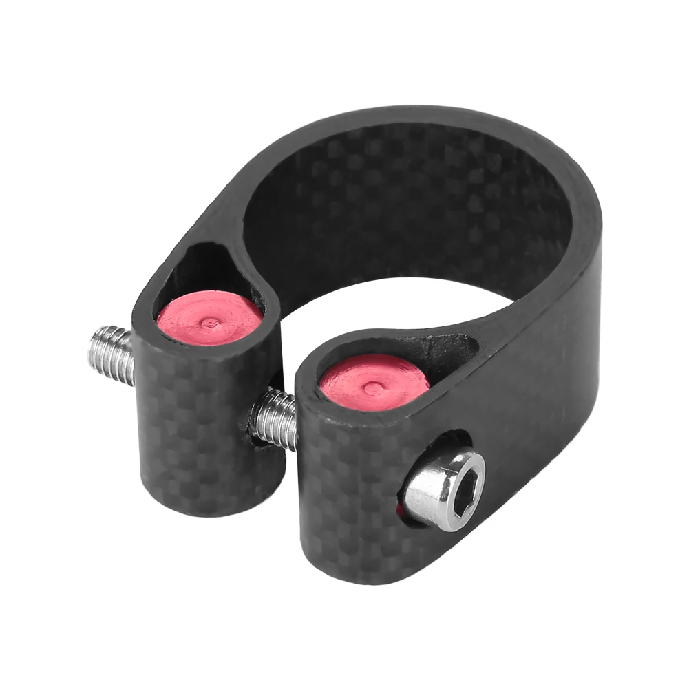 Carbon Fiber Road Mountain bike Seat Post Clamp Seatpost Locking Clamps (for 27.2mm)
Carbon Fiber Road Mountain bike Seat Post Clamp Seatpost Locking Clamps (for 27.2mm)
