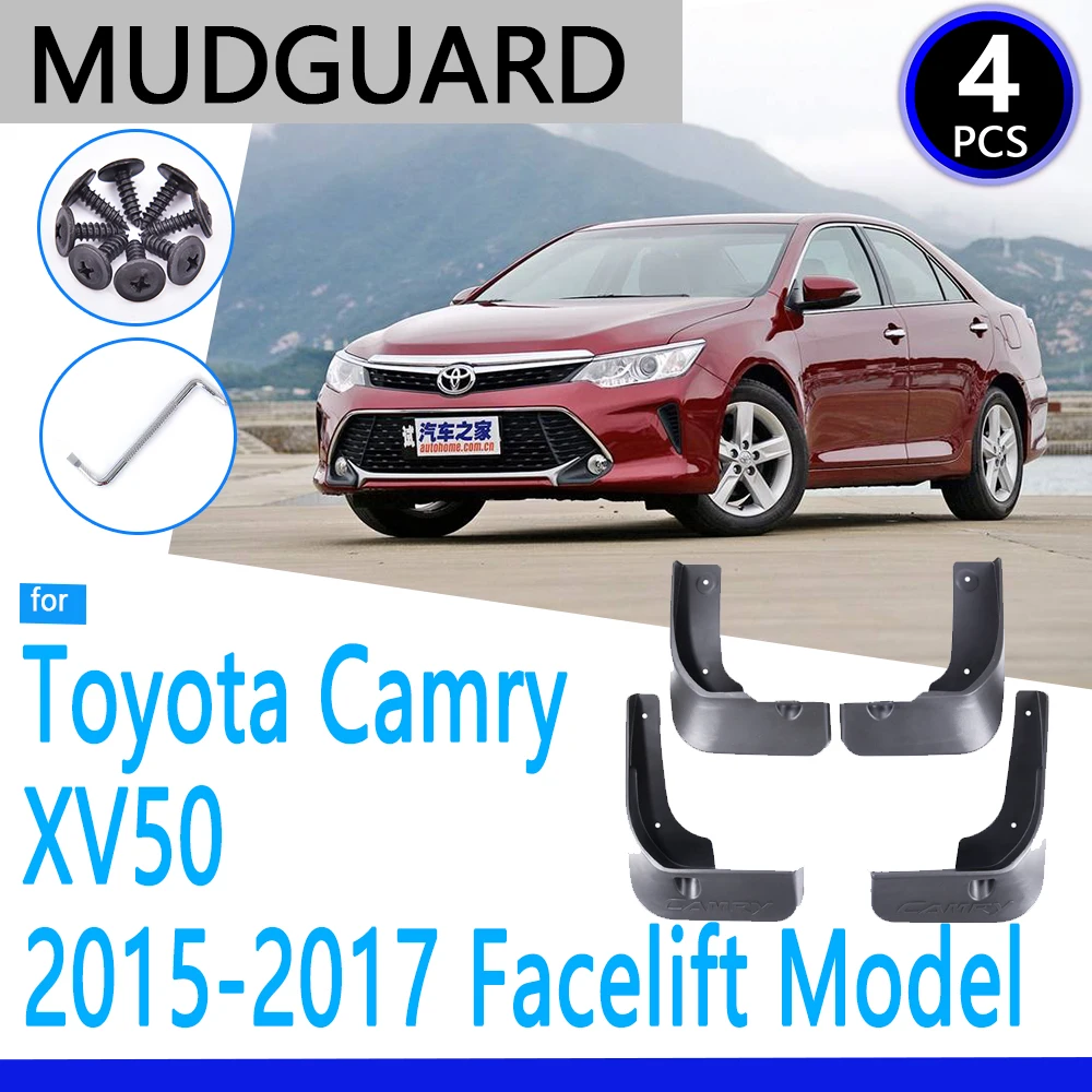 for Toyota Camry XV50 50 2015 2016 2017 Mudguards Splash Guards Fender Front Rear Mud Flaps Car Parts Auto Stying Accessories
for Toyota Camry XV50 50 2015 2016 2017 Mudguards Splash Guards Fender Front Rear Mud Flaps Car Parts Auto Stying Accessories