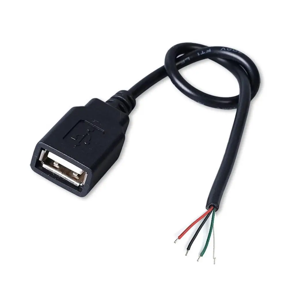 USB Adapter 30cm USB 2.0 Type A Female Jack 4 Core Wire Power Charge Cable Cord Connector USB 4 Wire Power Cable переходник Hot
USB Adapter 30cm USB 2.0 Type A Female Jack 4 Core Wire Power Charge Cable Cord Connector USB 4 Wire Power Cable переходник Hot