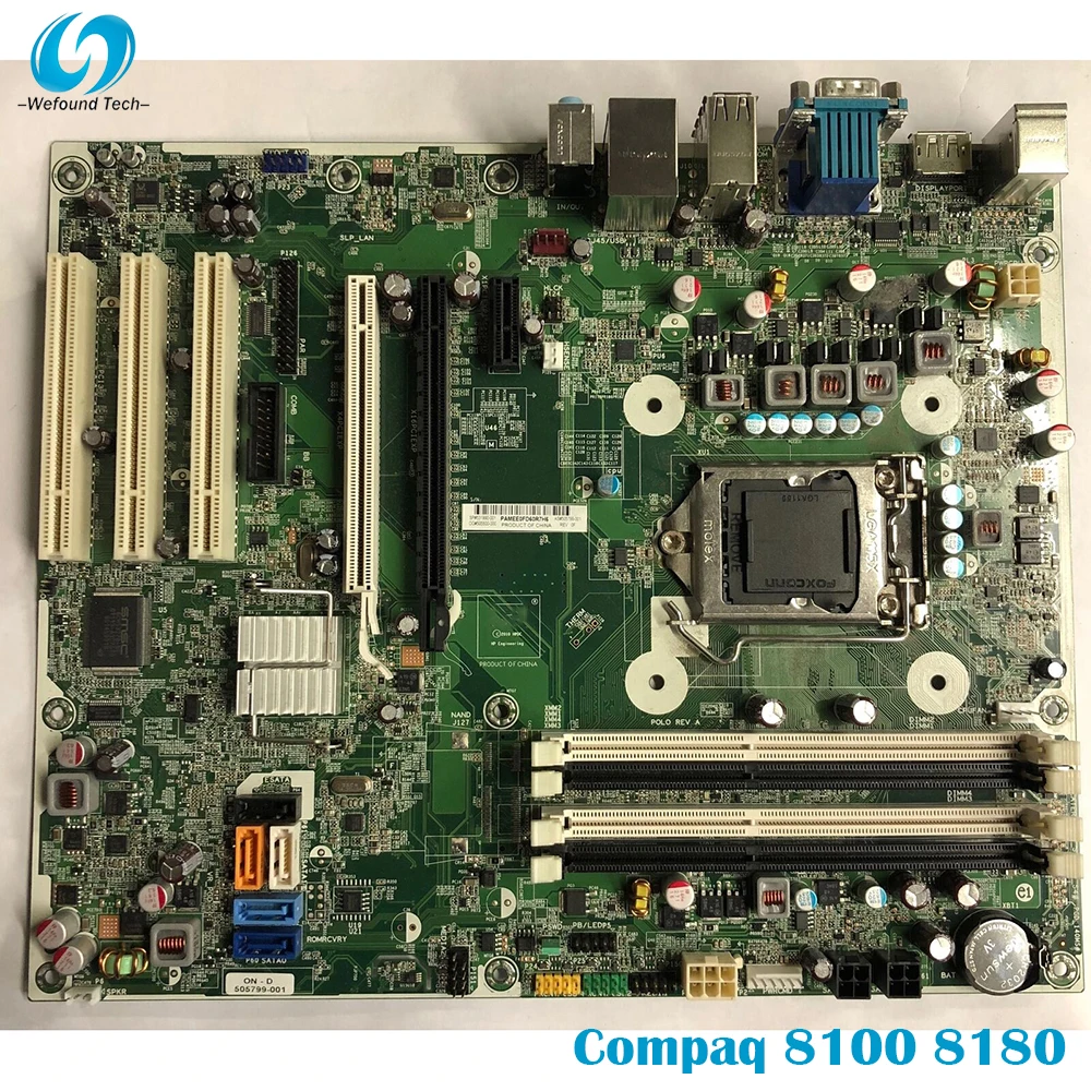 100% Working For HP Compaq 8100 8180 Elite CMT Motherboard 531990-001 505799-001
100% Working For HP Compaq 8100 8180 Elite CMT Motherboard 531990-001 505799-001