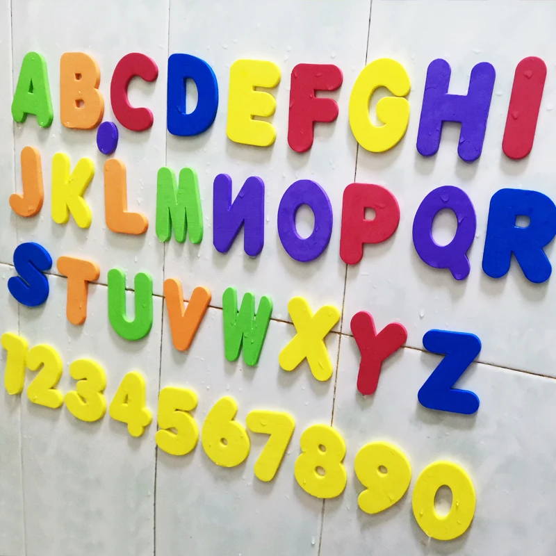 Alphanumeric Letter Puzzle Bath Toys Soft EVA Kids Baby Bathroom Water Toys Early Educational Suction Up Fish Bathing Toy
Alphanumeric Letter Puzzle Bath Toys Soft EVA Kids Baby Bathroom Water Toys Early Educational Suction Up Fish Bathing Toy
