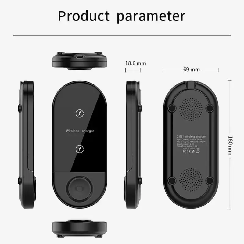 15w Three In One Wireless Charger Folding Wireless Charging Three In One Charging Stand Base Mobile Phone Bracket Fast Charging
15w Three In One Wireless Charger Folding Wireless Charging Three In One Charging Stand Base Mobile Phone Bracket Fast Charging