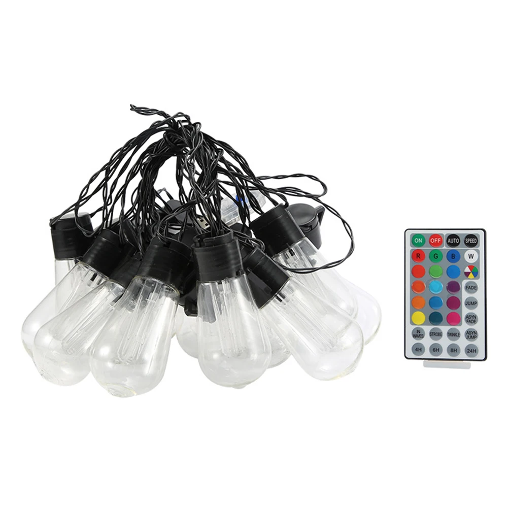 Solar String Light Colorful Plastic Bulb Fairy Garland Lamp Waterproof Lantern Light Outdoor Garden Party With Remote Control
Solar String Light Colorful Plastic Bulb Fairy Garland Lamp Waterproof Lantern Light Outdoor Garden Party With Remote Control