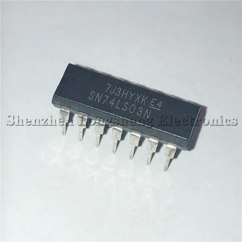 10 шт./лот Новый SN74LS03N 74LS03 DIP-14 ворота/Инвертор IC в наличии | Электронные компоненты